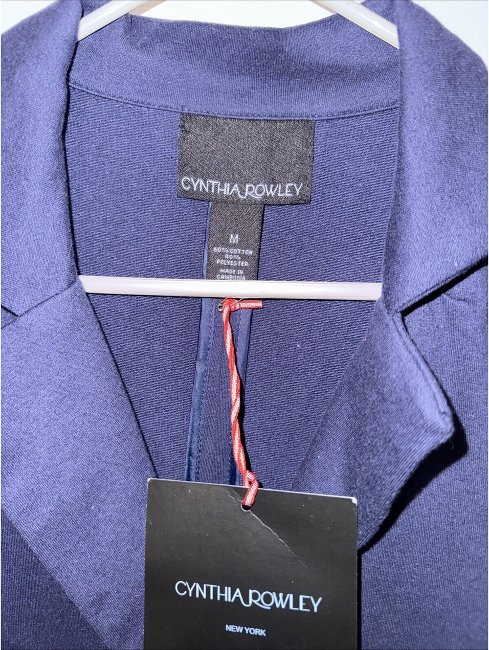 Cynthia Rowley Gray Peplum Ruffle Blazer Jacket Medium Holiday Party Retail $225 - Picture 3 of 4